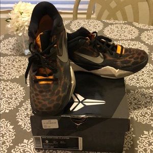 Cheetah Print Nike Zoom Kobe 7 - Size 9